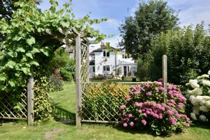 Garden view to house- click for photo gallery
